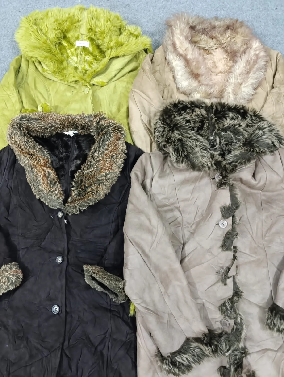 #200 Ladies Y2K Premium Afghan Coats -10 PCs