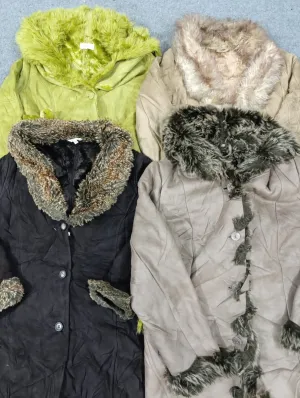 #200 Ladies Y2K Premium Afghan Coats -10 PCs