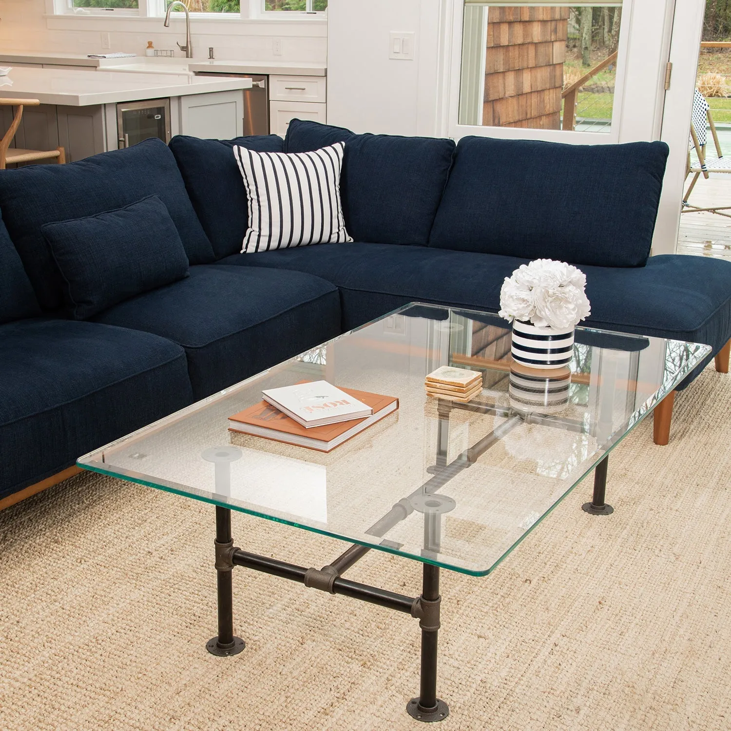 20" x 40" Rectangle Glass Table Tops