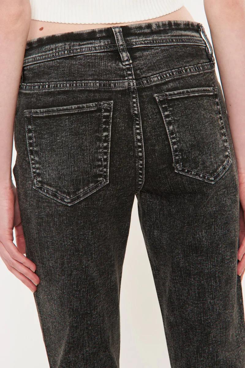 Alex Mid Rise Straight Jeans