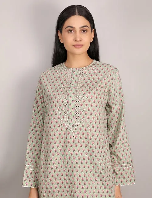 Amira- Hand Block Print Cotton Co-ord Set