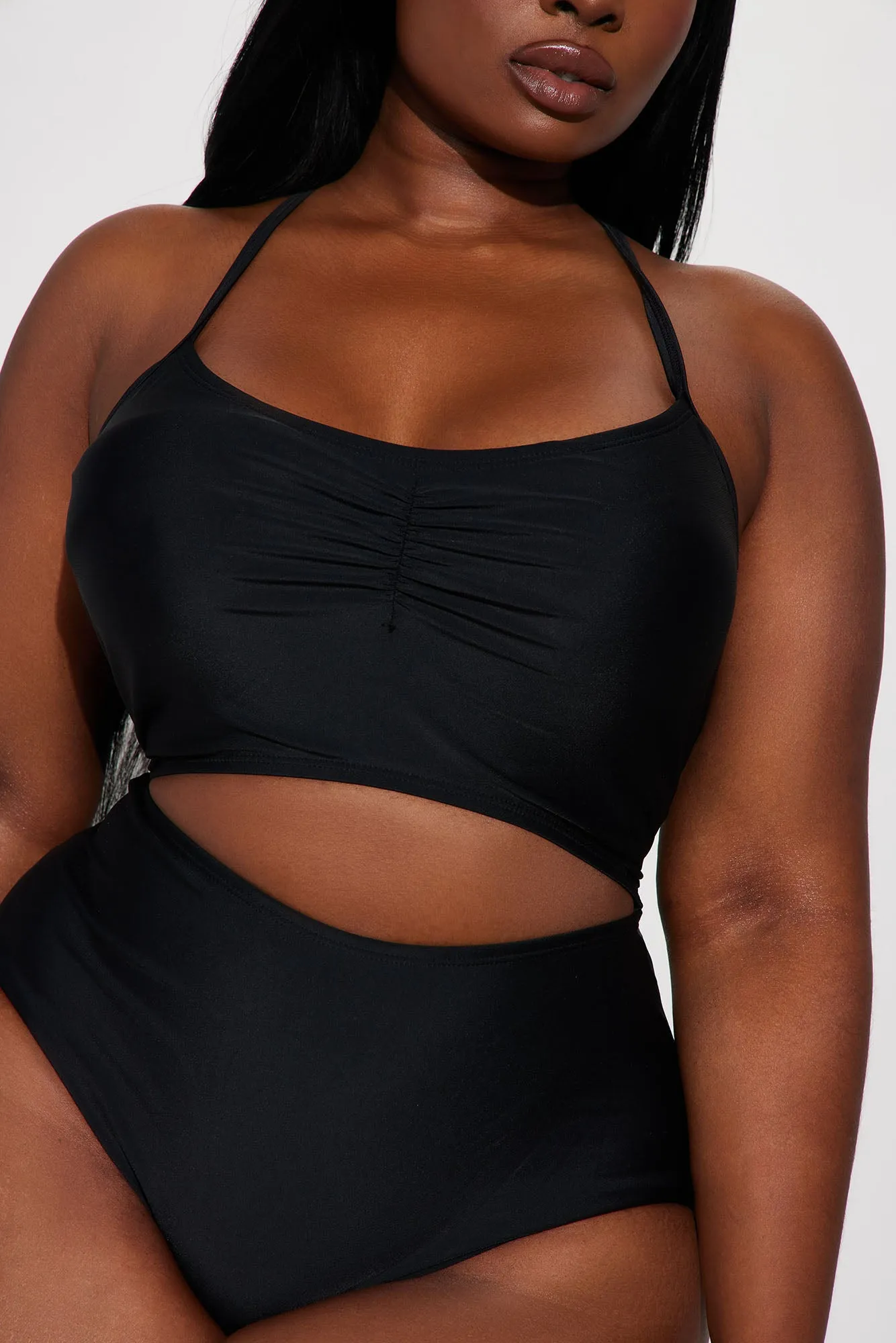 Anya Cut Out 1 Piece Swimsuit - Black