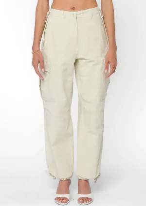 Baylor Mid-Rise Cargo Pants - Khaki