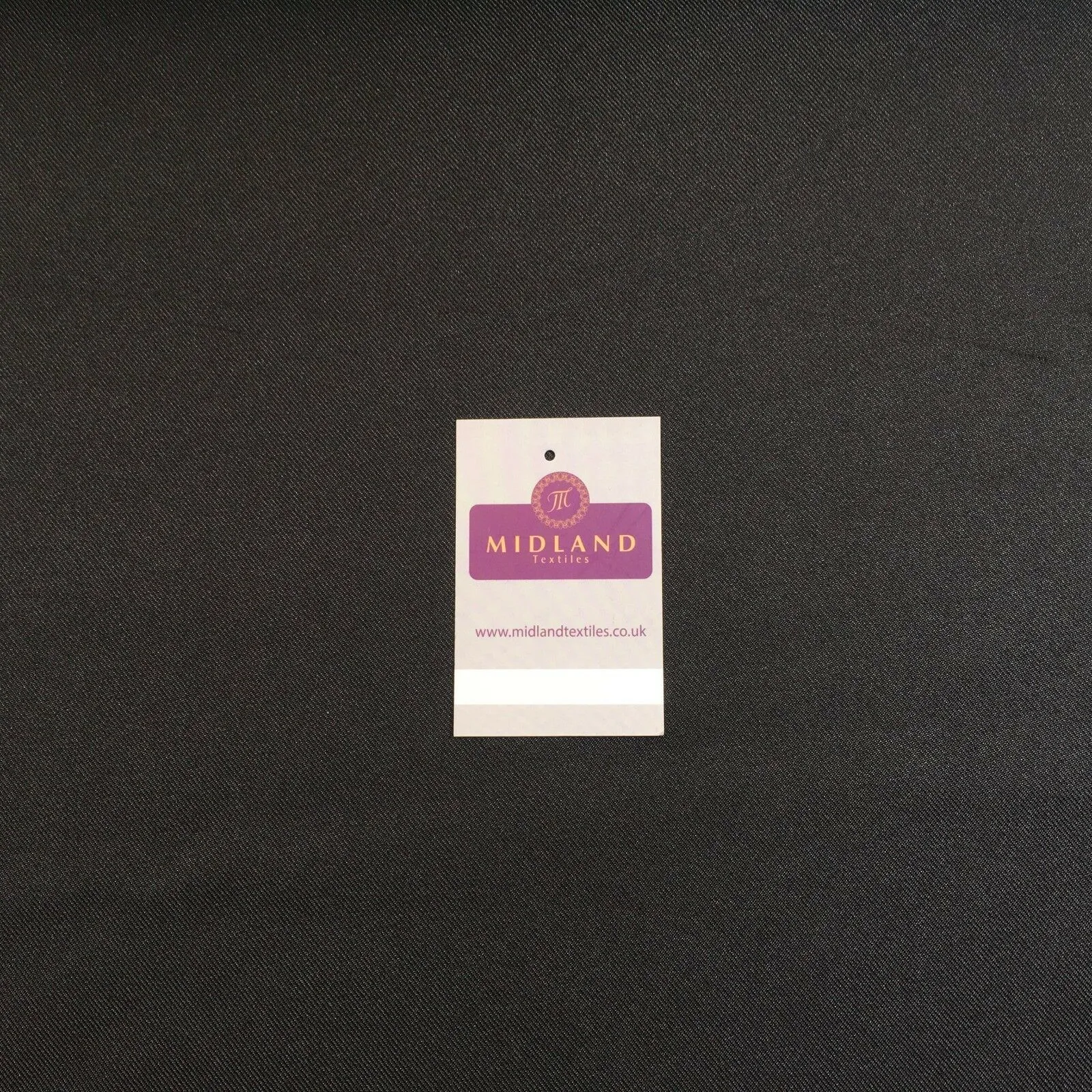 Black Plain Polyester Twill fabric ideal for suits, skirts, uniform 58" M773