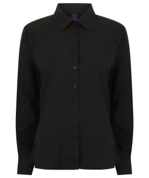 Black - Women's wicking antibacterial long sleeve shirt