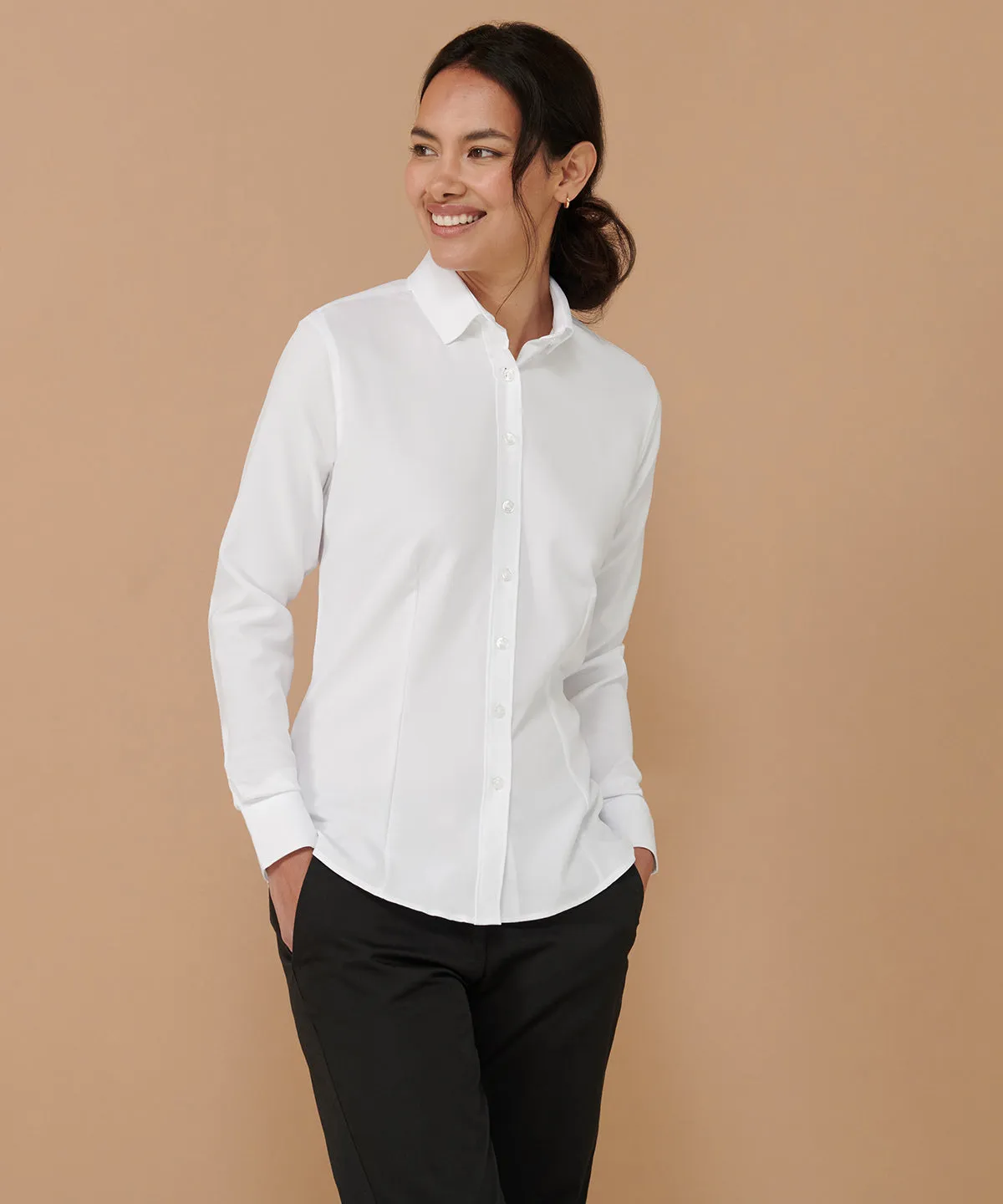 Black - Women's wicking antibacterial long sleeve shirt