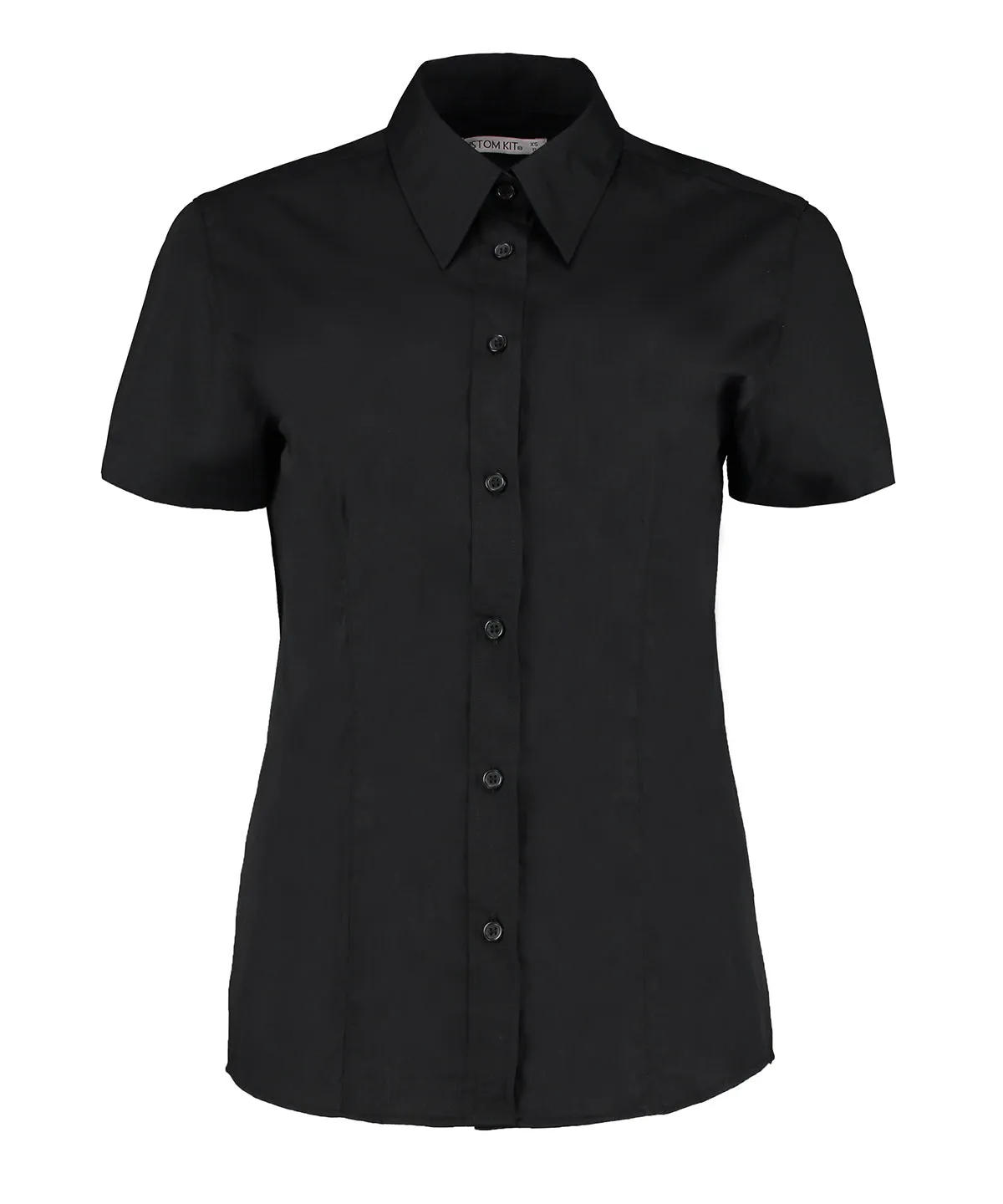 Black - Women's workforce blouse short-sleeved (classic fit)