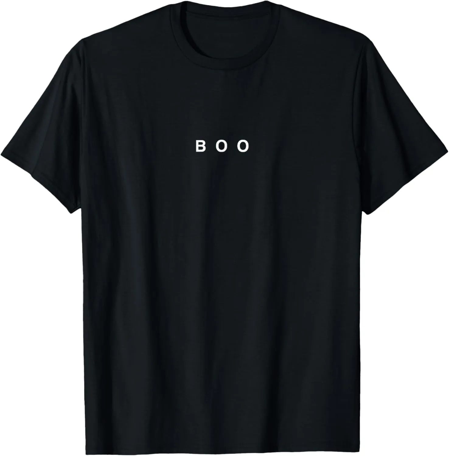 Boo Halloween Simple Minimalist Aesthetic Design Style T-Shirt