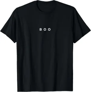 Boo Halloween Simple Minimalist Aesthetic Design Style T-Shirt