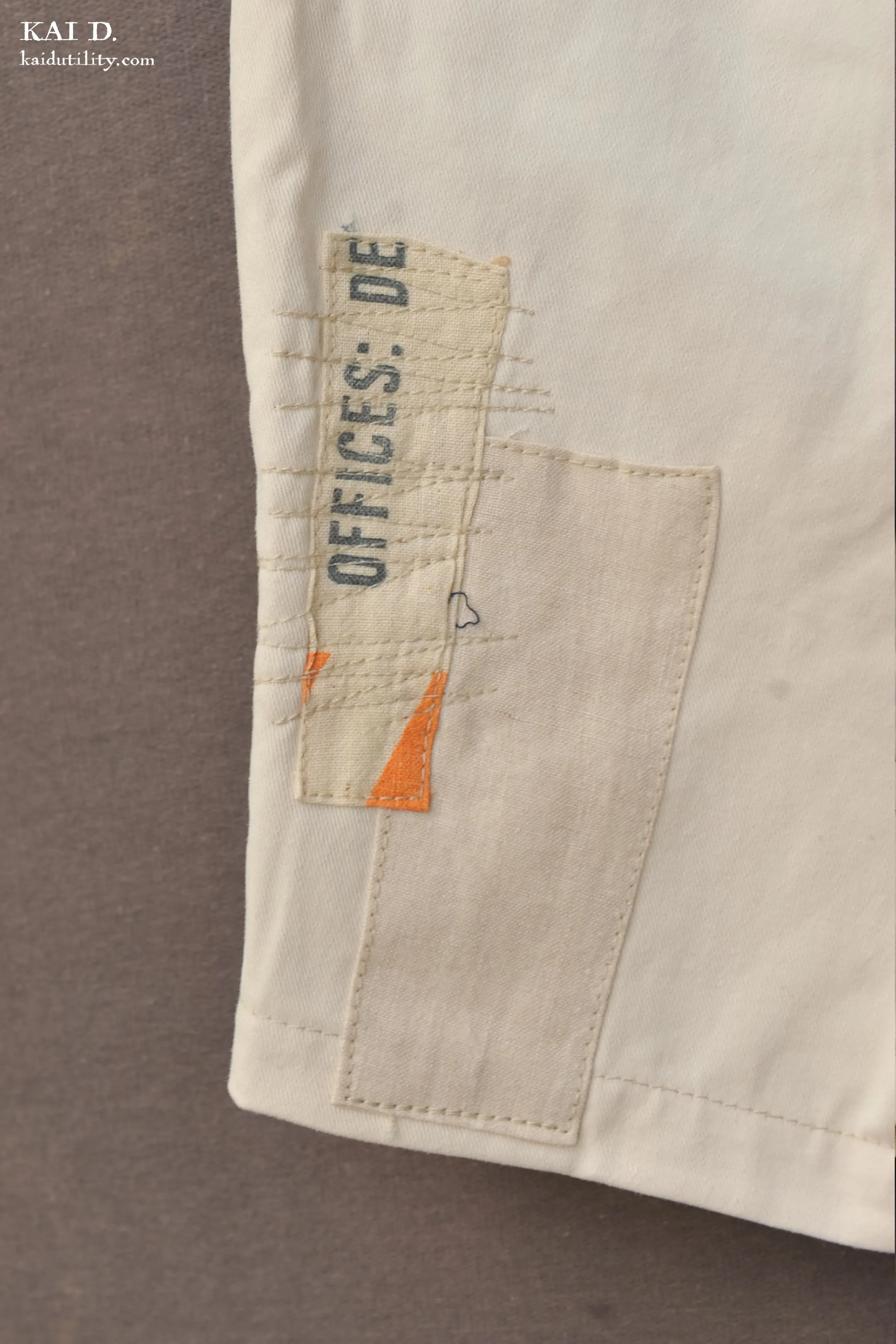 Boro White Cotton Shorts - Bodie - 32