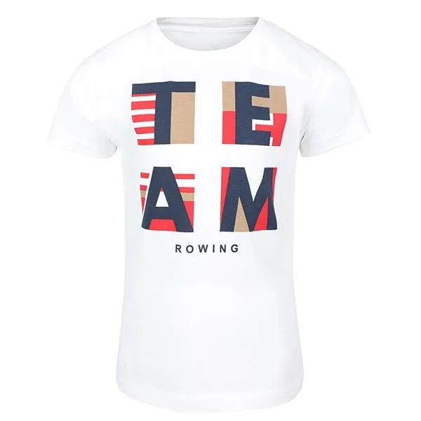 BOYS SHORT SLEEVES T-SHIRT - WHITE