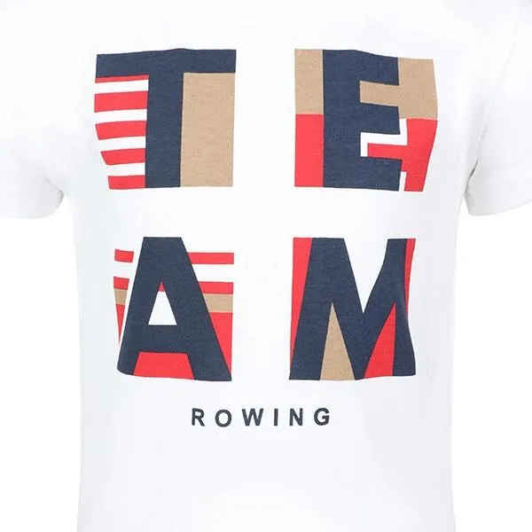 BOYS SHORT SLEEVES T-SHIRT - WHITE