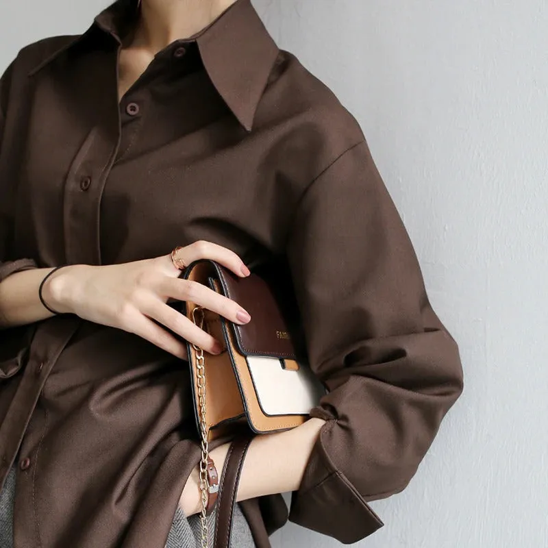 Casual Fashion Button Cuff Long Sleeve Blouses