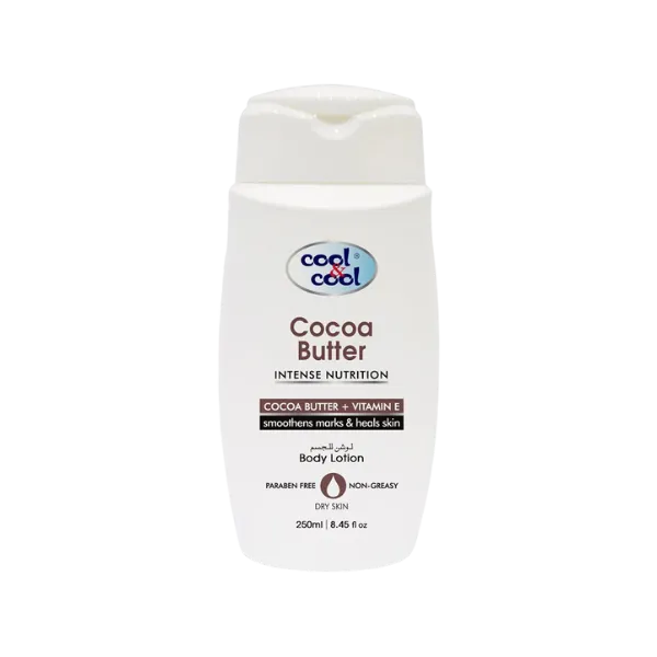 Cool & Cool Cocoa Butter   Vitamin E Body Lotion 250ml