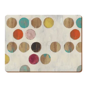 Creative Tops Retro Spot Pack Of 6 Premium Placemats