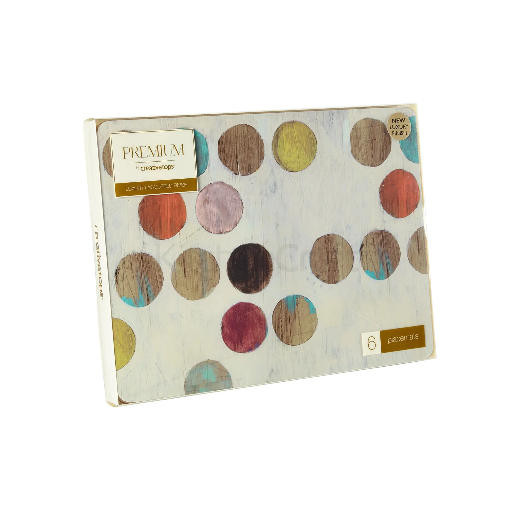 Creative Tops Retro Spot Pack Of 6 Premium Placemats