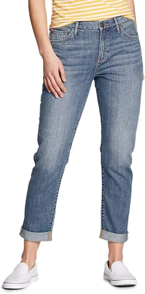 Eddie Bauer Women's Boyfriend Mid-Rise Jeans - Slim Fit