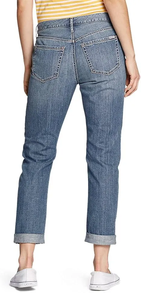 Eddie Bauer Women's Boyfriend Mid-Rise Jeans - Slim Fit