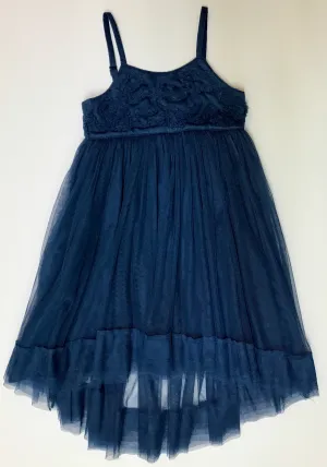 Eliane et Lena Navy Hi Lo Tutu Dress