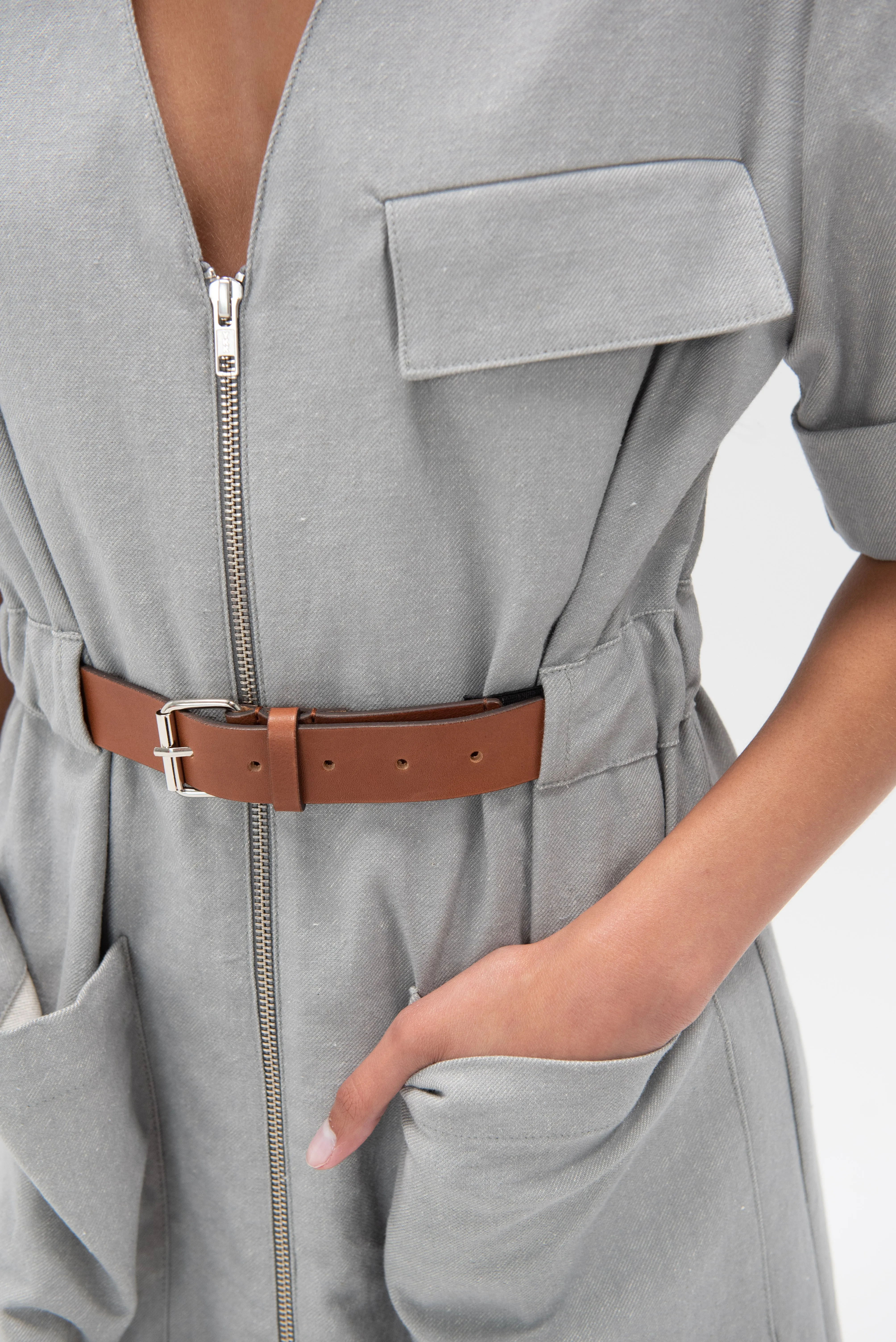 Eloise Dress, Grey