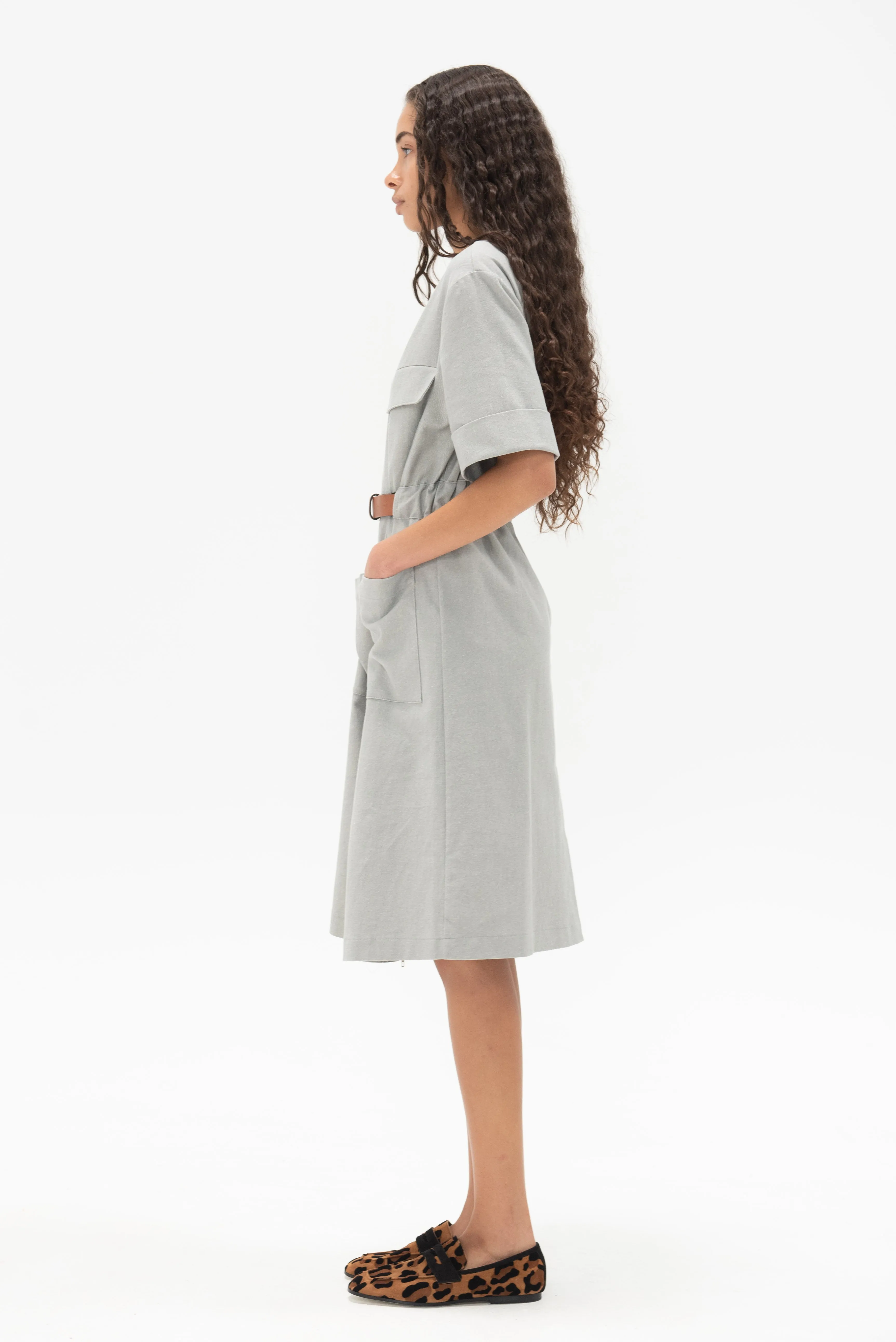 Eloise Dress, Grey