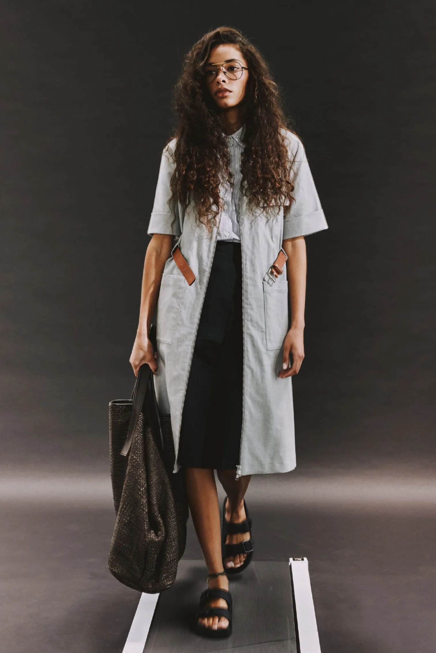 Eloise Dress, Grey