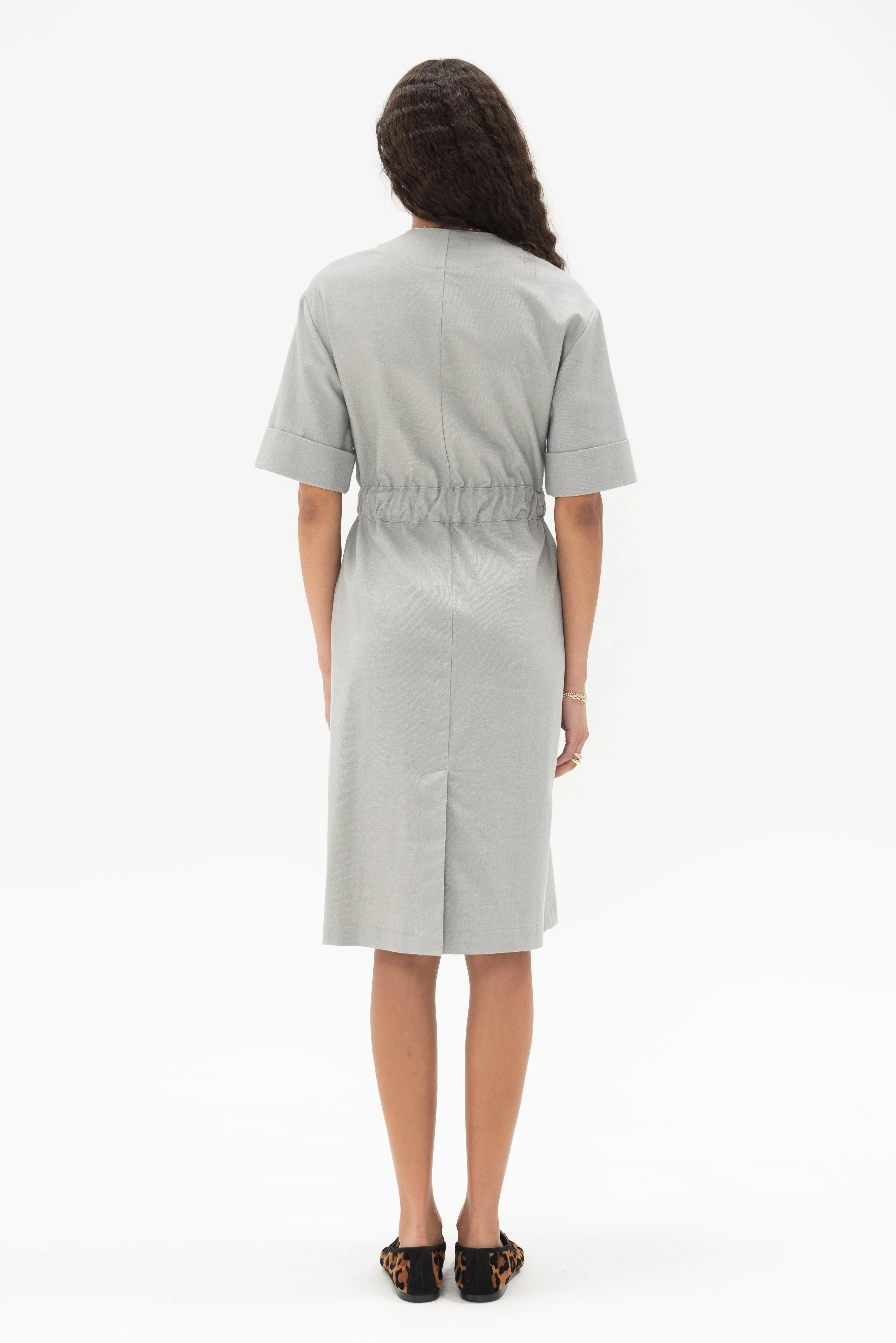 Eloise Dress, Grey