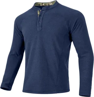 FREE SOLDIER Men's Thermal Henley Long Sleeve Shirts Fleece Pullover Sweaters Lightweight Sweatshirts