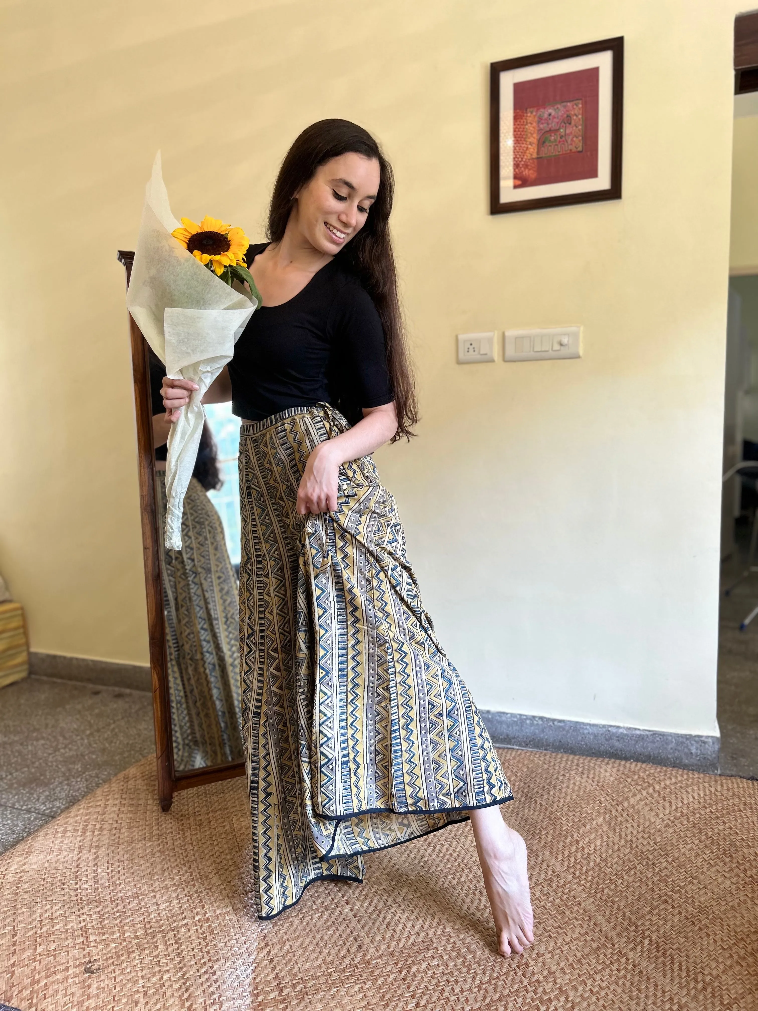 Frida Full Length Printed Palazzo Pants (Colours available)