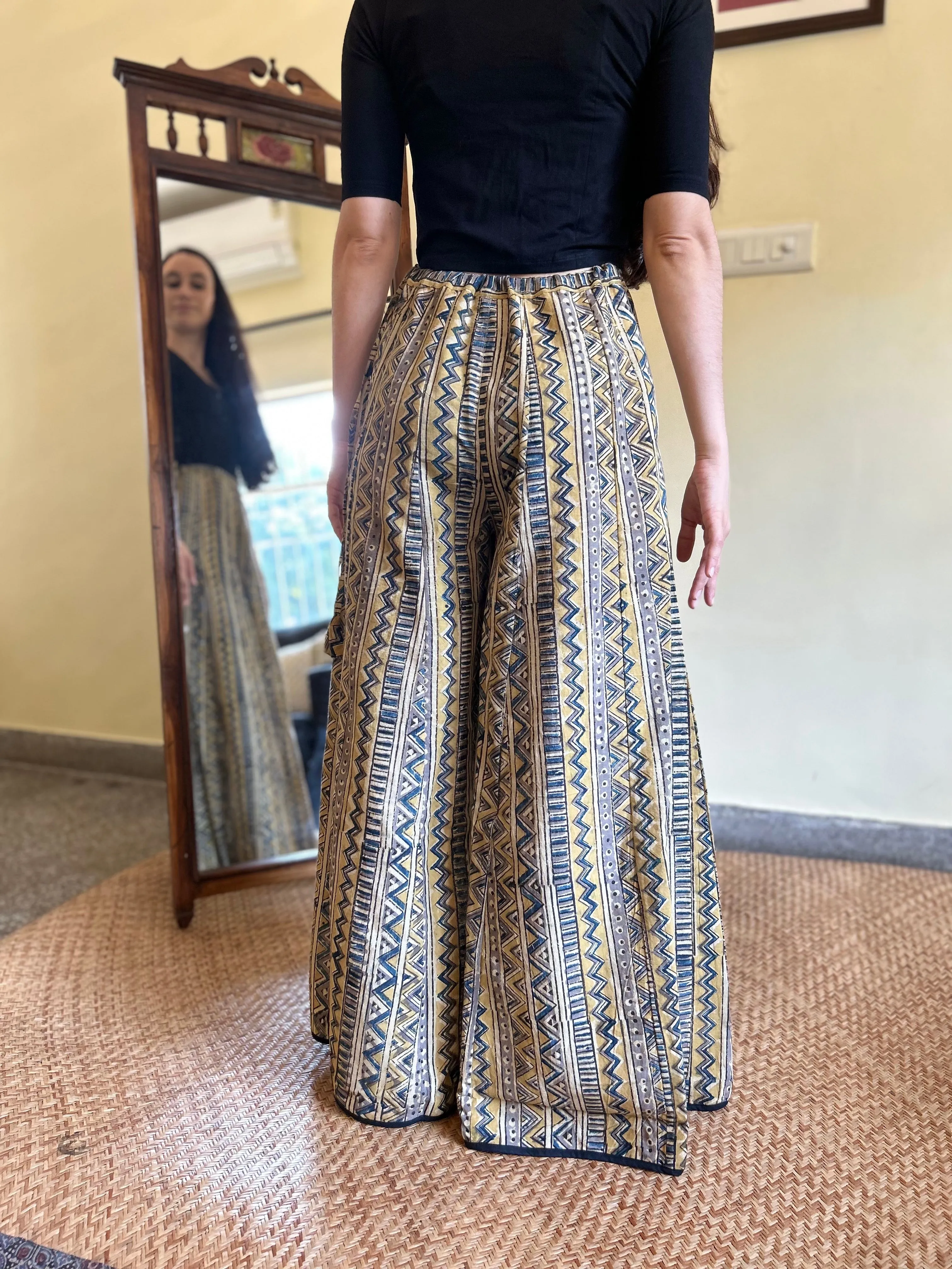 Frida Full Length Printed Palazzo Pants (Colours available)