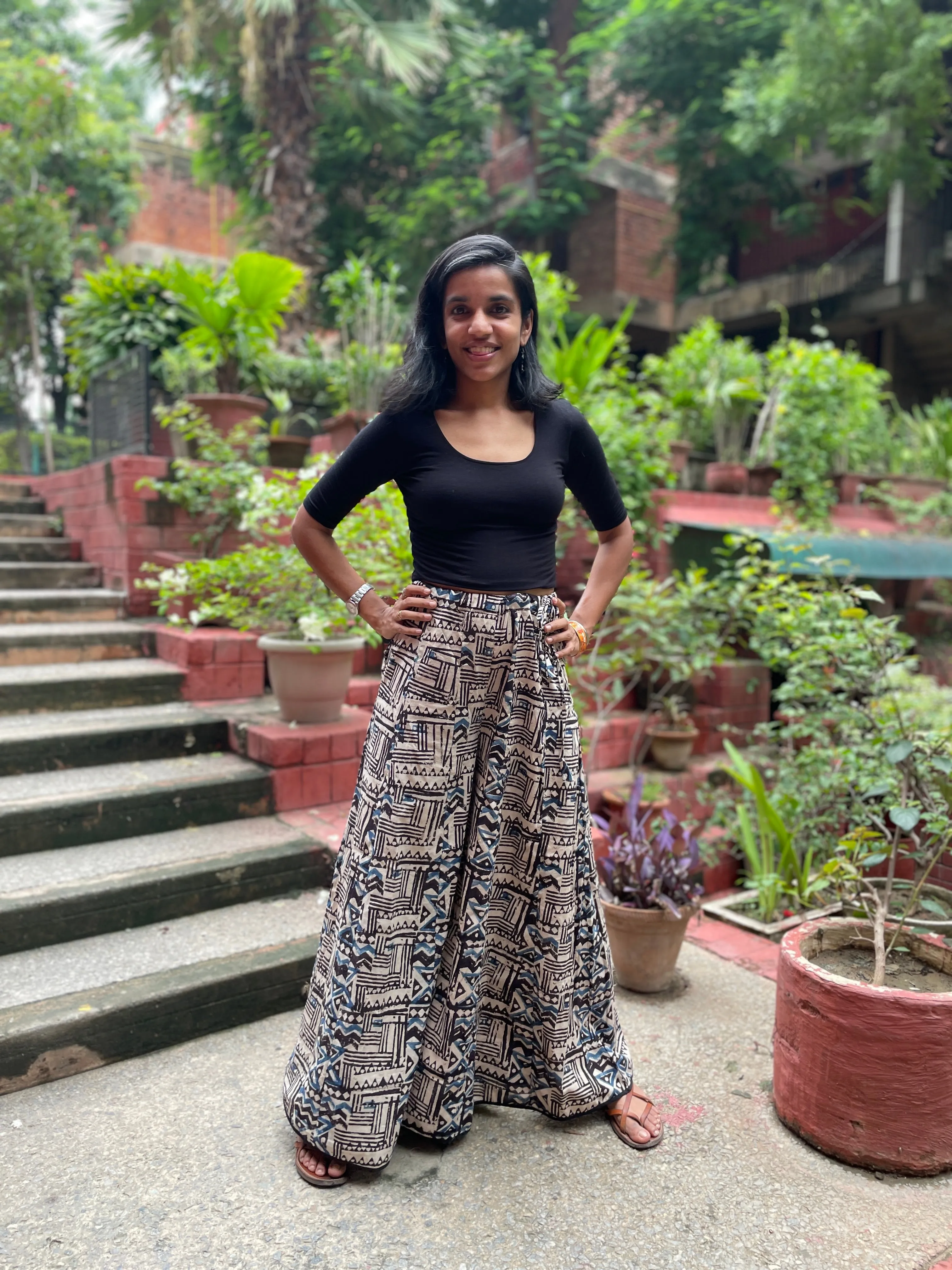Frida Full Length Printed Palazzo Pants (Colours available)