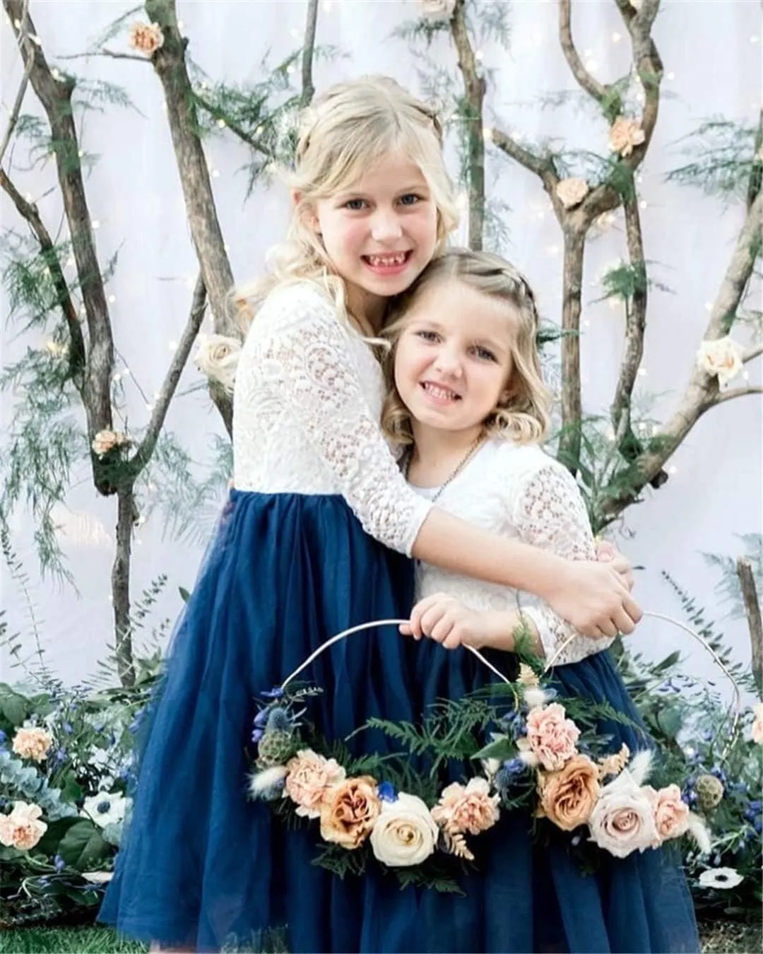 Girl Toddler Full-Length Straight Tulle Tutu Lace Back Party Flower Girl Dress