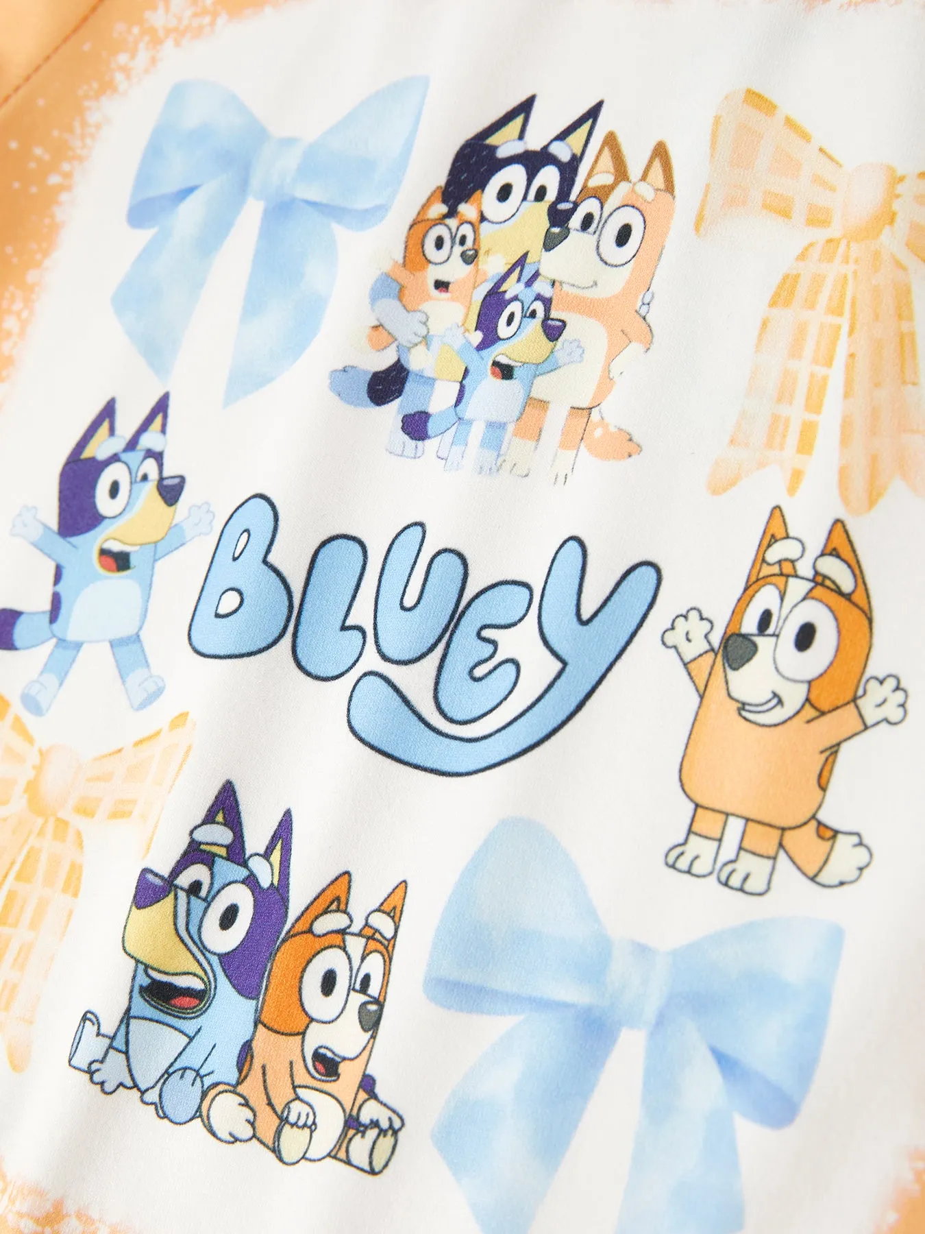 Girls Cartoon Print Top Bell-Bottom Pants Outfits