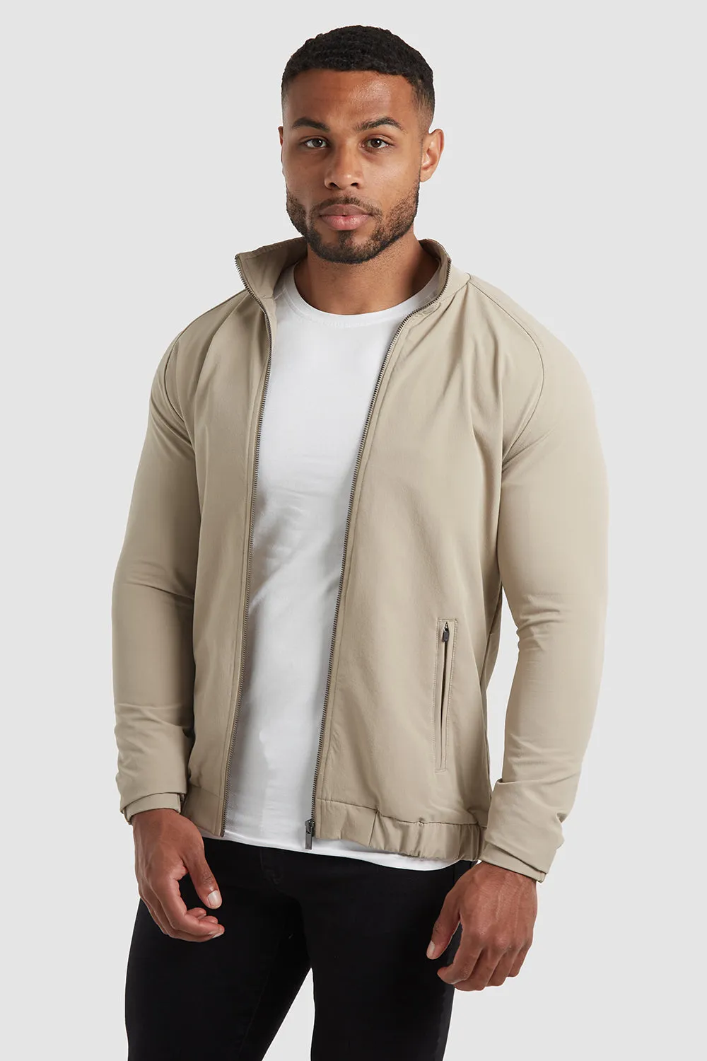Harrington Jacket in Stone