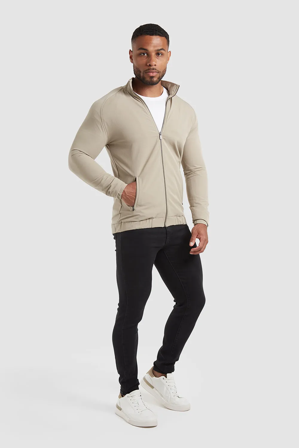 Harrington Jacket in Stone
