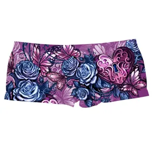 Heart Lock Boy Sublimated Boy Shorts