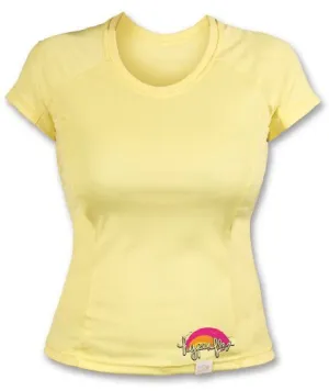 Hyperflex Women's Short Sleeve Watershirt, Sunshine (6, 10)