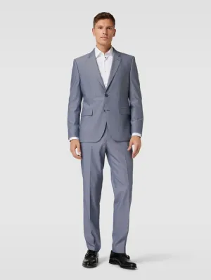 Jacket with two buttons with added wool, Jasper model BOSS, blue