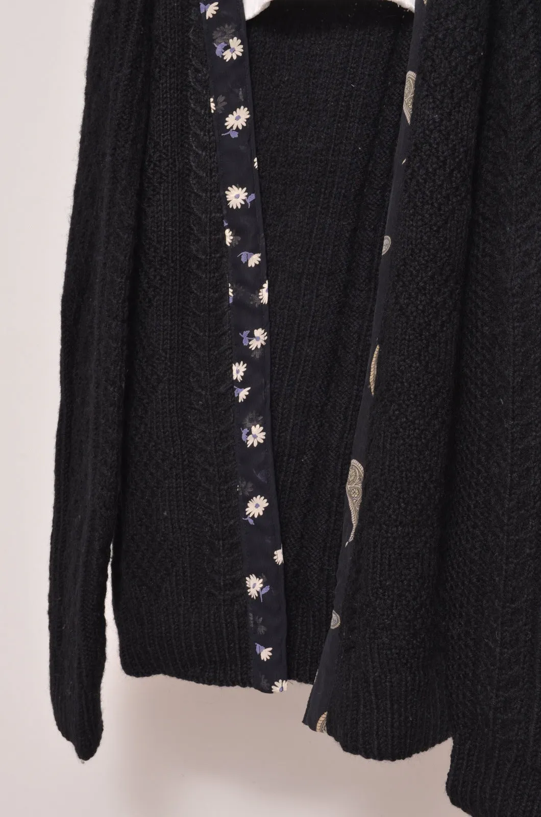 KNIT C/D_BLACK