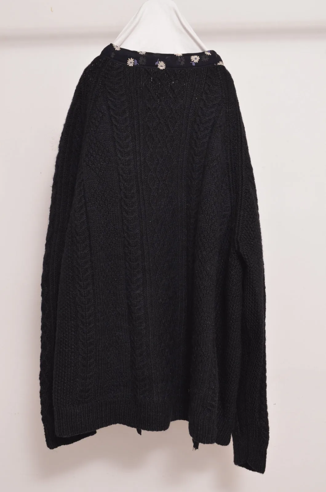 KNIT C/D_BLACK