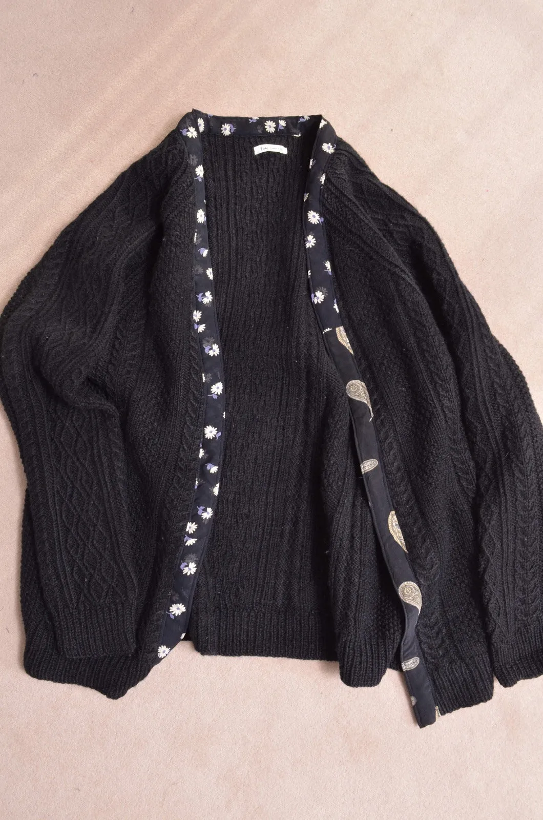 KNIT C/D_BLACK