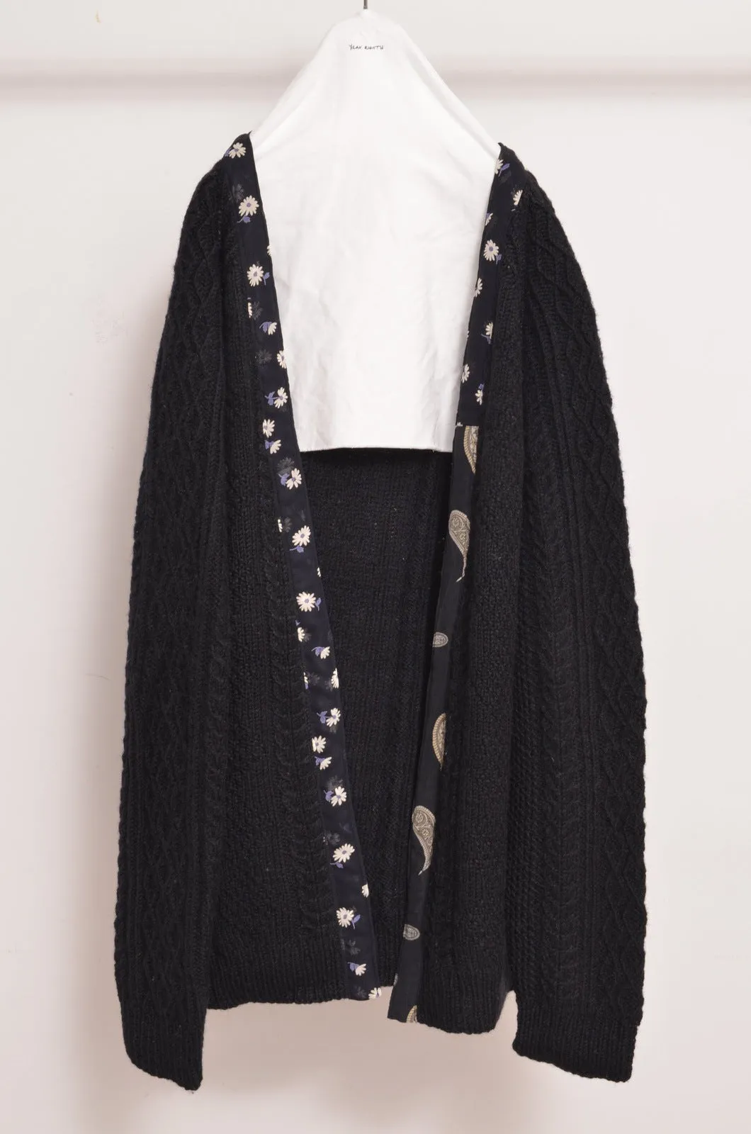 KNIT C/D_BLACK