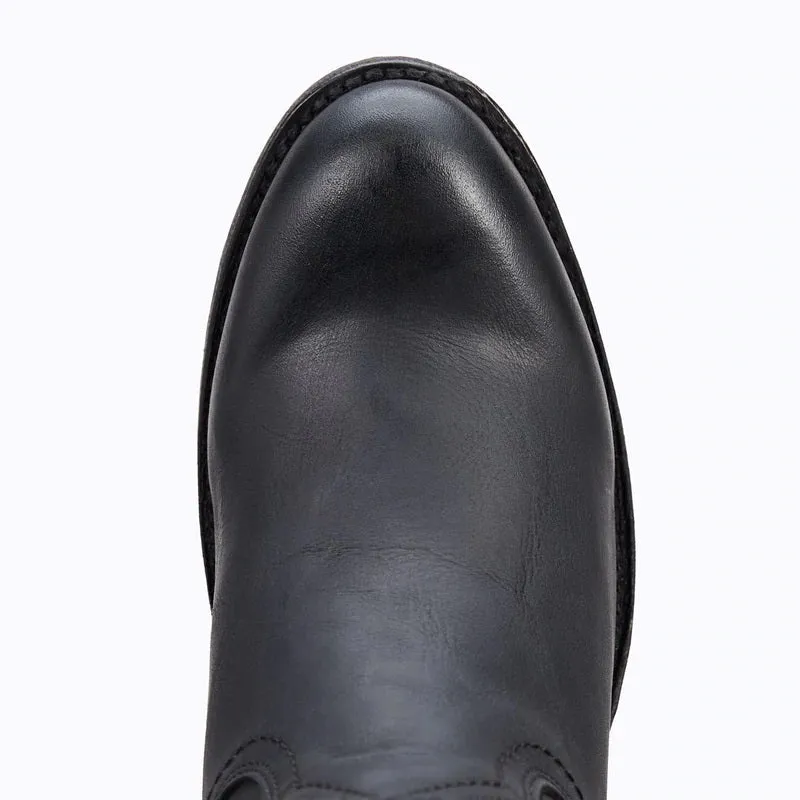 Lane Ladies Charcoal Black Plain Jane Bootie