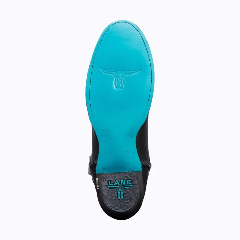 Lane Ladies Charcoal Black Plain Jane Bootie