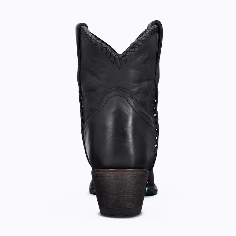 Lane Ladies Charcoal Black Plain Jane Bootie
