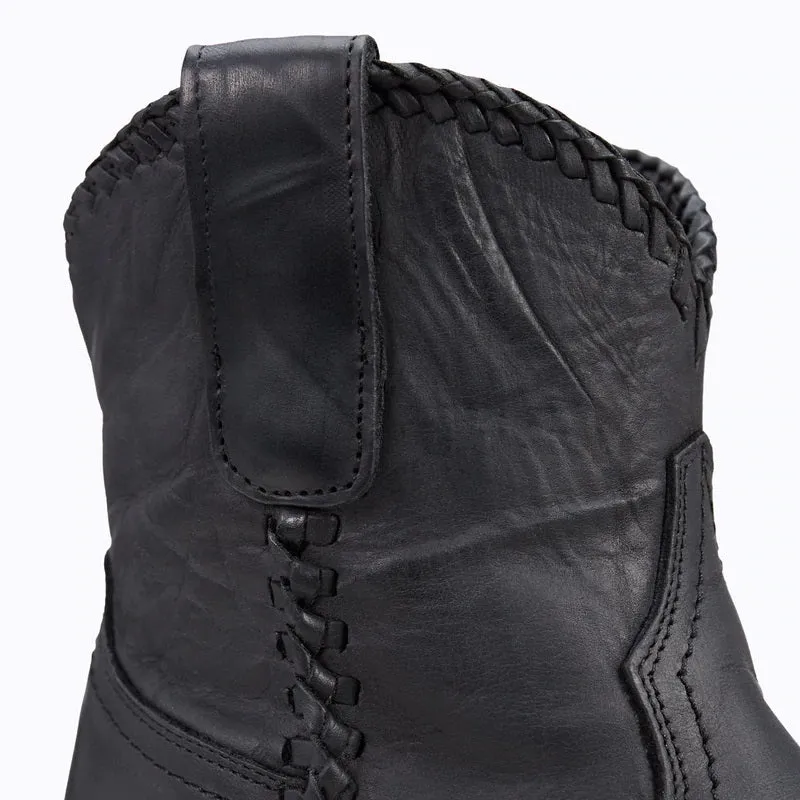 Lane Ladies Charcoal Black Plain Jane Bootie