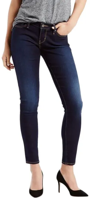 Levi's Curvy Skinny Styled Jeans For Women- Indigo Ridge