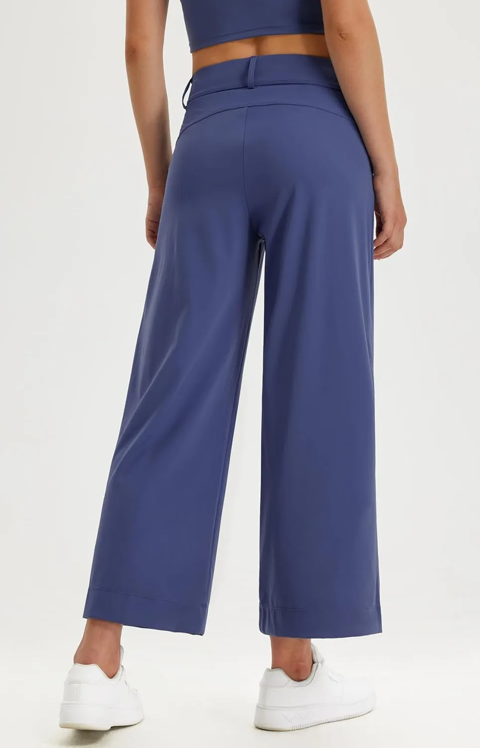 Libin Women's Wide Leg Dress Pants 27"/29"/31" High Waisted Stretch Work Casual Sweatpants Trousers with Pockets