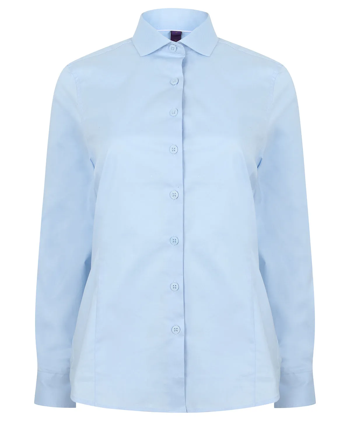 Light Blue - Women's long sleeve stretch shirt