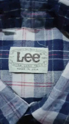 Man's 90's vintage Levis and Lee shirts